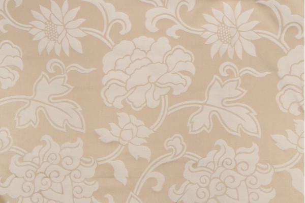 Thibaut Harmony W85386 Damask Upholstery Fabric in Beige