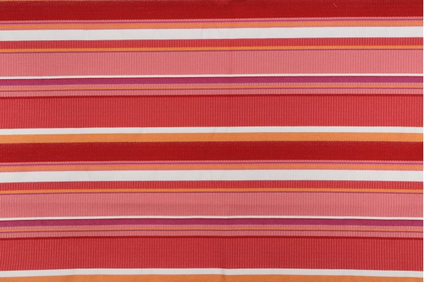 Thibaut Brighton Stripe W7996 Woven Upholstery Fabric in Red and Pink