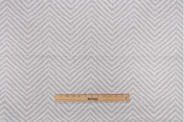 Thibaut Linea Chevron W736147 Woven Solution Dyed Acrylic Outdoor Fabric in Sterling Grey