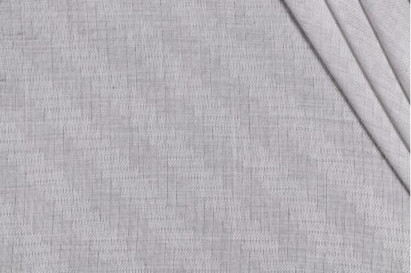 Thibaut Zephyr W80369 Semi-Sheer Drapery Weight Solution Dyed Acrylic Outdoor Fabric in Heather Grey 