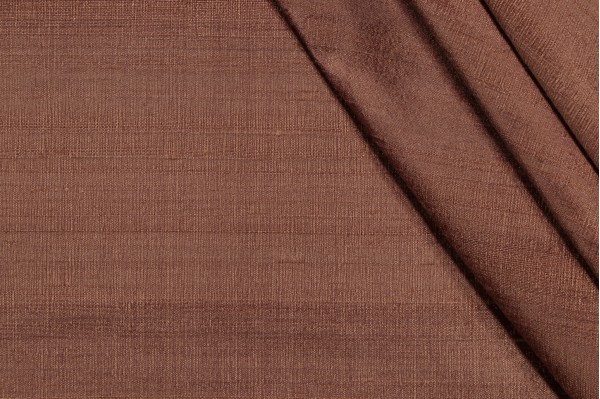 Sample of Thibaut Empire Silk W85401 Woven Decorator Fabric in Brown 