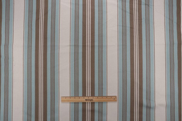 Thibaut Sheridan Stripe W80073 Woven Upholstery Fabric in Aqua 
