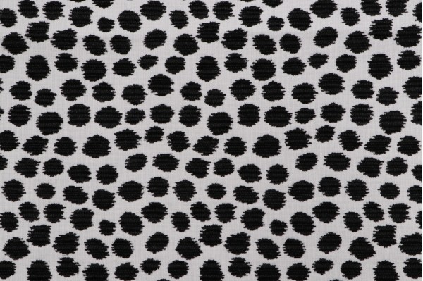 Sample of Thibaut Sarah Spot W80344 Woven Solution Dyed Acrylic Outdoor Fabric in Black 