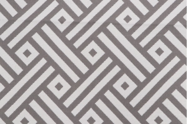 Sample of Thibaut Parterre W80330 Woven Solution Dyed Acrylic Outdoor Fabric in Heather Grey 