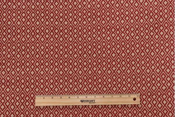 Thibaut Kuba W79643 Woven Chenille Upholstery Fabric in Cinnabar