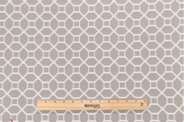 Thibaut Nexus W79635 Woven Upholstery Fabric in Sterling Grey