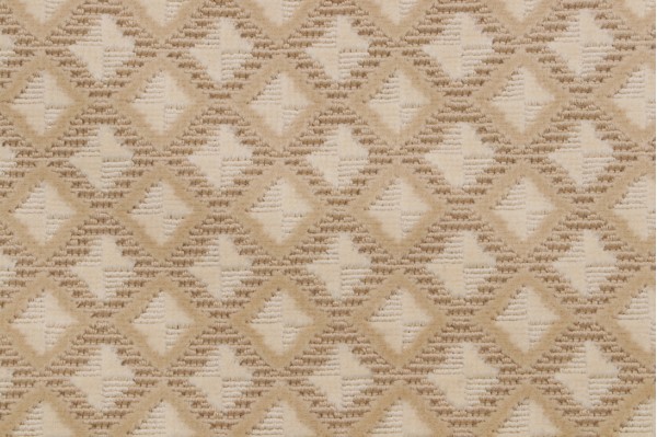 Fonthill Cambon Grospoint Velvet Upholstery Fabric in Ecru for Scalamandre