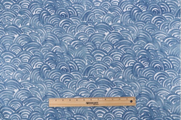 Click for 10 Yards Golding Mizu Printed Polyester Drapery Fabric in Tide Golding Mizu Printed Polyester Drapery Fabric in Tide