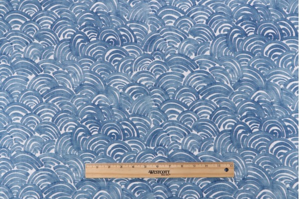 Click for 9.25 Yards Golding Mizu Printed Polyester Drapery Fabric in Tide Golding Mizu Printed Polyester Drapery Fabric in Tide