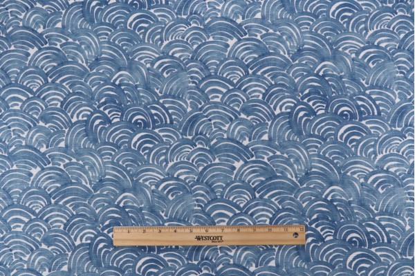Click for 12 Yards Golding Mizu Printed Polyester Drapery Fabric in Tide Golding Mizu Printed Polyester Drapery Fabric in Tide
