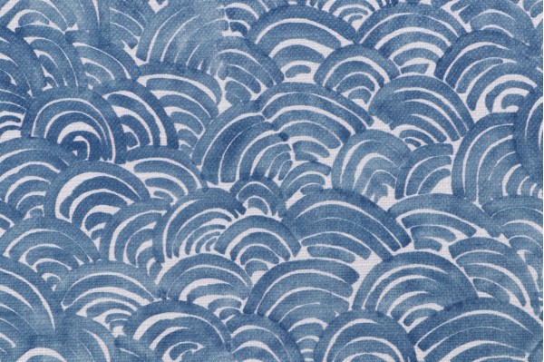 Click for 12 Yards Golding Mizu Printed Polyester Drapery Fabric in Tide Golding Mizu Printed Polyester Drapery Fabric in Tide