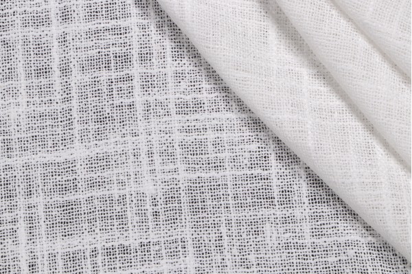 P Kaufmann Calistoga Woven Semi-Sheer Drapery Fabric in Coconut