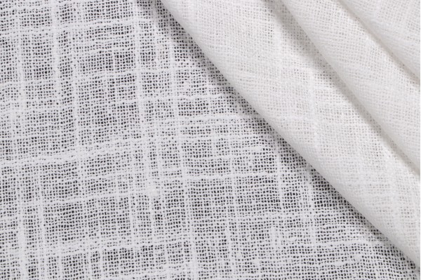 P Kaufmann Calistoga Woven Semi-Sheer Drapery Fabric in Coconut