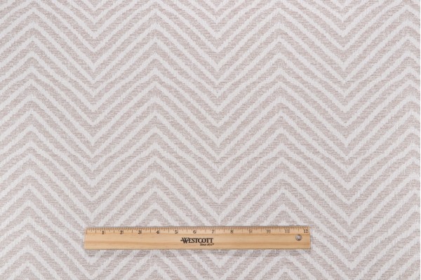 Thibaut Linea Chevron W80592 Woven Solution Dyed Acrylic Outdoor Fabric in Flax