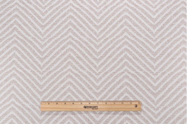Thibaut Linea Chevron W80592 Woven Solution Dyed Acrylic Outdoor Fabric in Flax