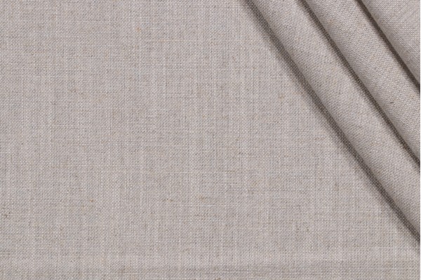 Covington Linden Linen Blend Drapery Fabric in Sterling