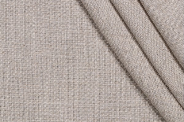 Covington Linden Linen Blend Drapery Fabric in Sterling