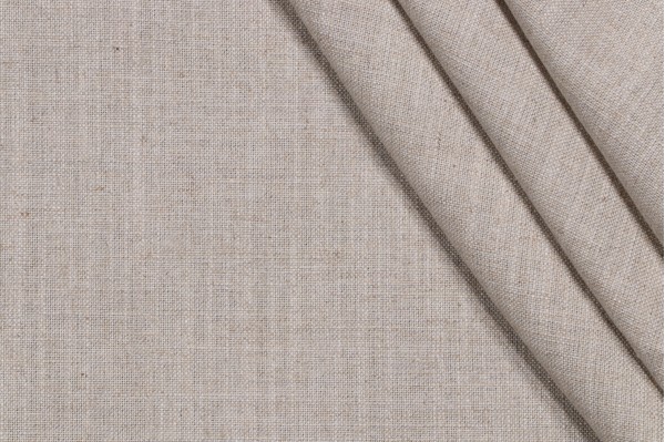 Covington Linden Linen Blend Drapery Fabric in Sterling
