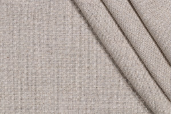 Covington Linden Linen Blend Drapery Fabric in Sterling