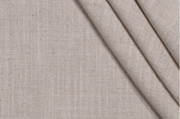 Covington Linden Linen Blend Drapery Fabric in Sterling