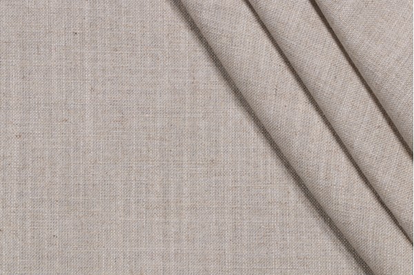 Covington Linden Linen Blend Drapery Fabric in Sterling