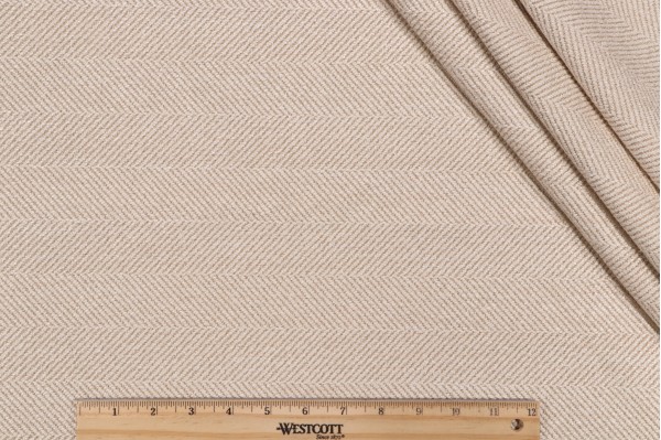Crypton Jumper High Performance Woven Upholstery Fabric in Oatmeal