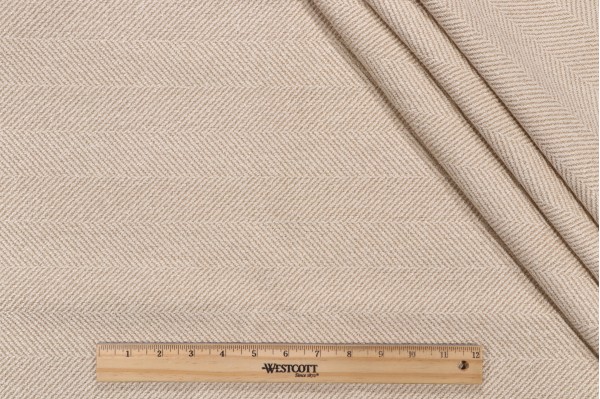 Crypton Jumper High Performance Woven Upholstery Fabric in Oatmeal