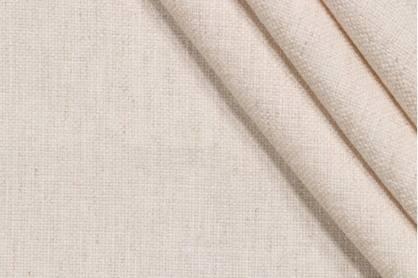 1 Yard Crypton Wiley High Performance Woven Chenille Upholstery Fabric in Parchment