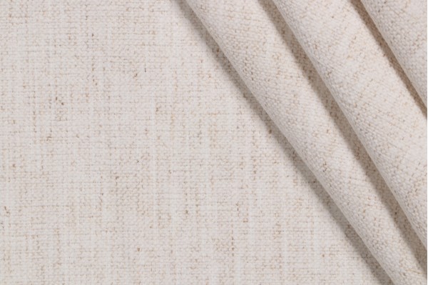 Crypton High Performance Chenille Upholstery Fabric in Beige
