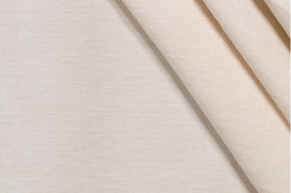 Marina Woven Chenille Upholstery Fabric in Cream