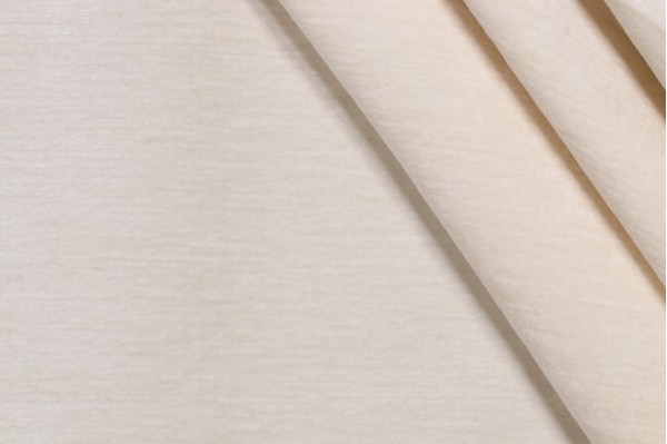 Marina Woven Chenille Upholstery Fabric in Cream