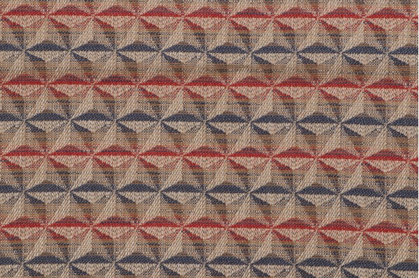 1 Yard Orizuru Woven Upholstery Fabric in Majolica