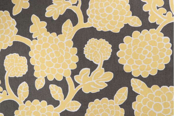 Click for 1 Yard Thibaut Nikko F916016 Printed Linen Blend Drapery Fabric in Yellow and Grey 1 Yard Thibaut Nikko F916016 Printed Linen Blend Drapery Fabric in Yellow and Grey