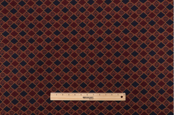 Click for 2.88 Yards Robert Allen Centerville Tapestry Upholstery Fabric in Midnight Robert Allen Centerville Tapestry Upholstery Fabric in Midnight