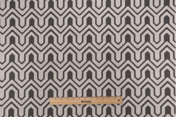 Thibaut Montserrat W77992 Woven Upholstery Fabric in Charcoal