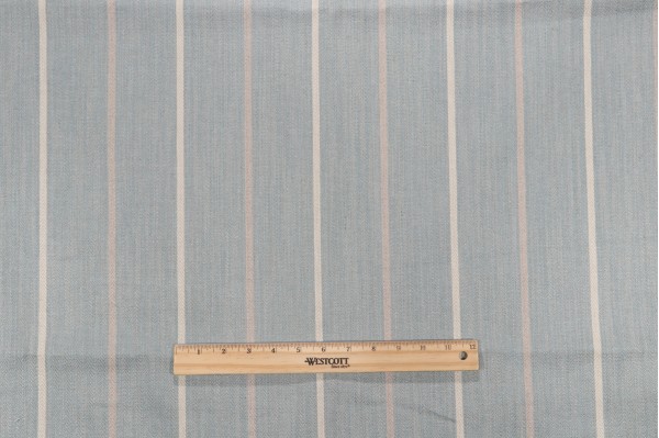 Thibaut Gianna Stripe AW2572 Woven Upholstery Fabric in Blue