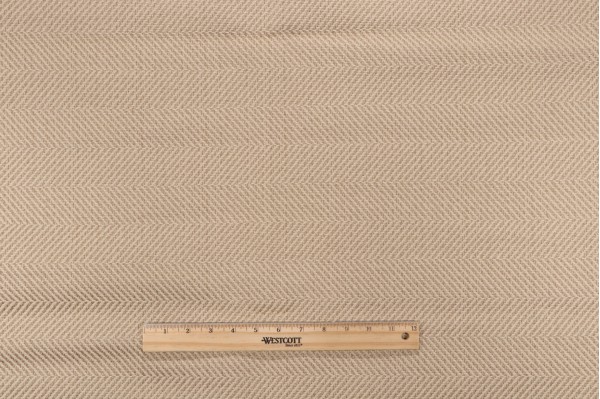 Thibaut Wellesley Herringbone W72961 Woven Upholstery Fabric in Sand