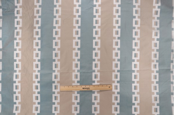 Click for 3.63 Yards Thibaut Key Stripe AW1373 Woven Decorator Fabric in Mineral Blue Thibaut Key Stripe AW1373 Woven Decorator Fabric in Mineral Blue