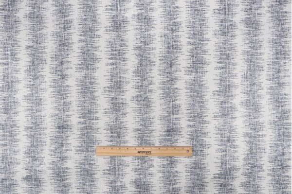 Thibaut Danube Ikat Stripe W80542 Woven Solution Dyed Acrylic Outdoor Fabric in Indigo