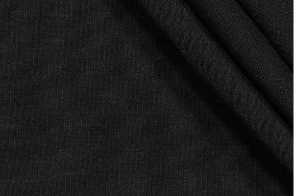 Solid Woven Solution Dyed Acrylic Outdoor Fabric in Charcoal