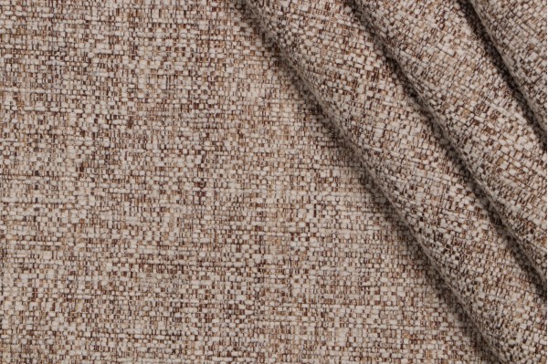 Crypton Chili High Performance Woven Chenille Upholstery Fabric in Creme Brulee