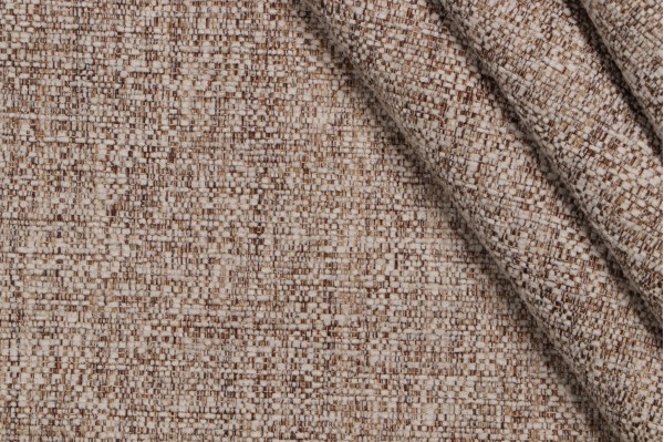 Crypton Chili High Performance Woven Chenille Upholstery Fabric in Creme Brulee