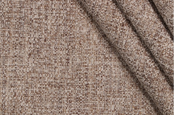 Crypton Chili High Performance Woven Chenille Upholstery Fabric in Creme Brulee