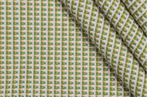 Holiday Woven Solution Dyed Acrylic Outdoor Fabric in Lemon Lime