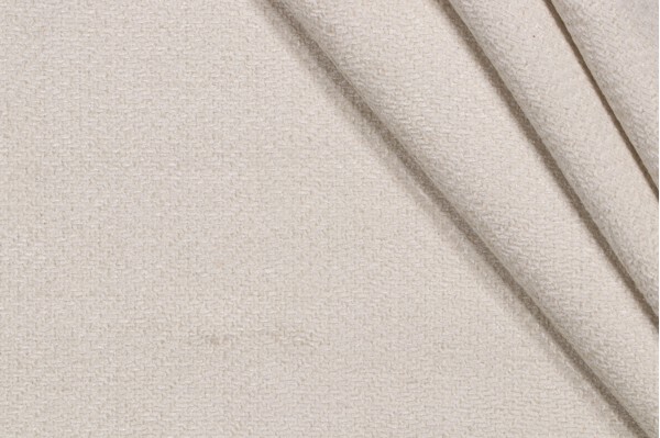 Thibaut Montebello W724128 Woven Chenille Upholstery Fabric in Whisper White