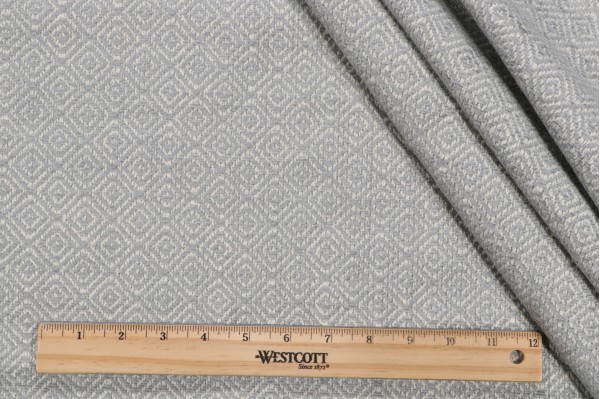 1 Yard Thibaut Diamante W724101 Woven Chenille Upholstery Fabric in Pewter