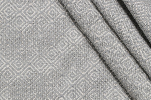 1 Yard Thibaut Diamante W724101 Woven Chenille Upholstery Fabric in Pewter