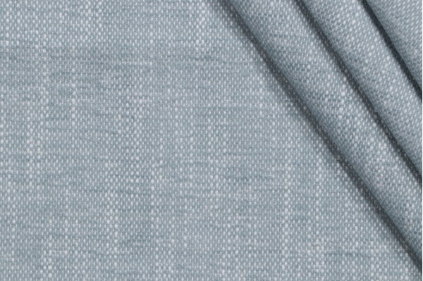 Valdese Weavers Drayton Woven Chenille Outdoor Fabric in Mist