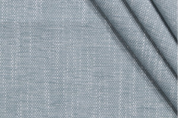 Valdese Weavers Drayton Woven Chenille Outdoor Fabric in Mist