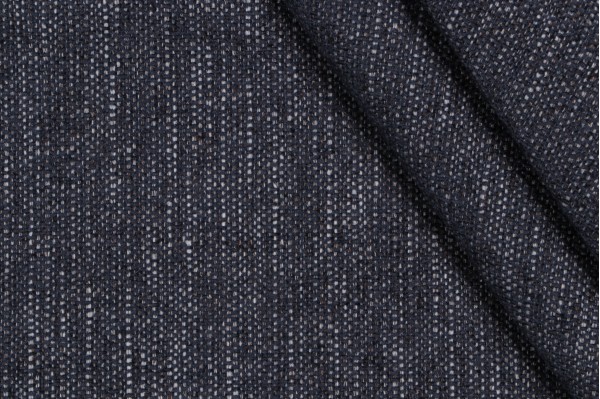 Valdese Weavers Linville Performance Woven Chenille Upholstery Fabric in Denim